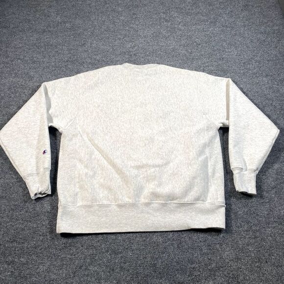 Champion Reverse Weave Mens Large Oversized Sweatshirt Crew Neck Large Graphic - Picture 6 of 8